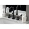 Kingston Brass FSC8920SVL Widespread Bathroom Faucet with Brass Pop-Up, Matte Black FSC8920SVL - alternate 5